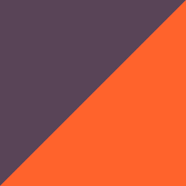 Aubergine/Orange