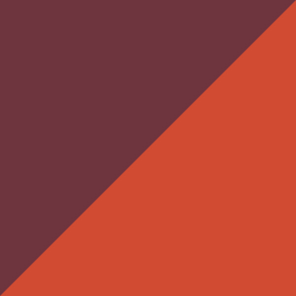 Dusty Orange/Opaline Burgundy