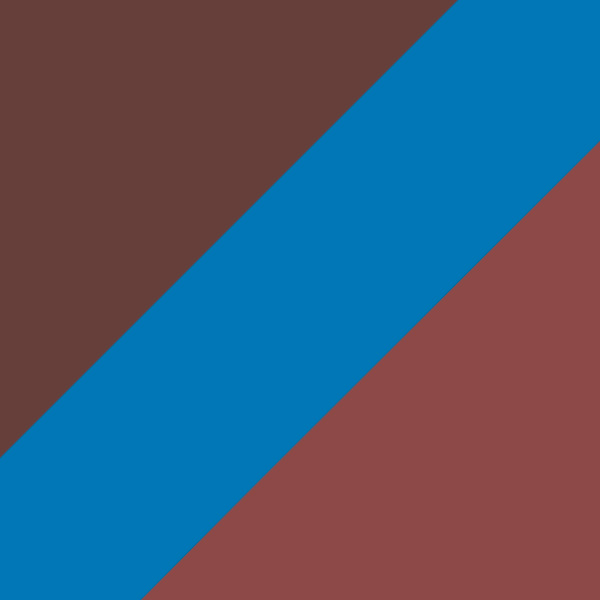 Chocolate Brown and Transparent Teal/Dark Chocolate