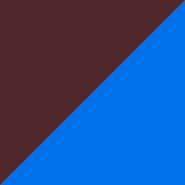 Brown/Fluorescent Dark Blue