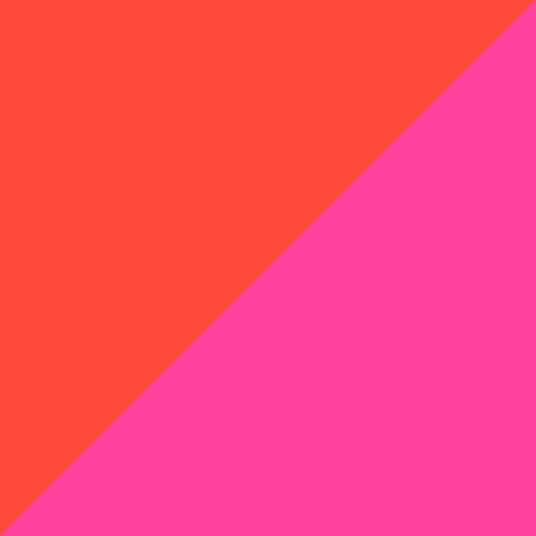 Gurvan Orange/Fluorescent Pink