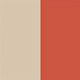 Nude Shiny/Orange Fluorescent Satin