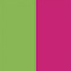 Green Meadow Shiny/Rose Fluorescent Satin
