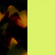 Tortoiseshell Khaki Shiny/Yellow Fluorescent Satin