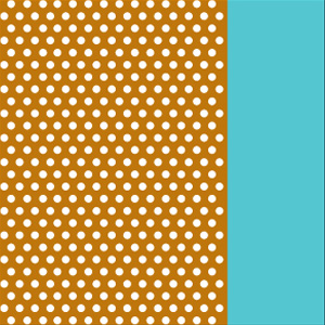 Camel Shiny Perforated/Turquoise Satin
