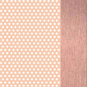 Nude Satin Perforated/Or Rose Polished