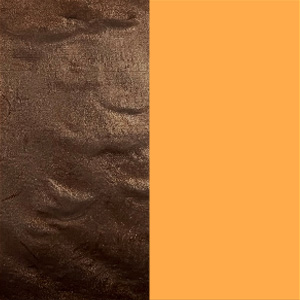 Brown Marbled Matte/Orange Fluorescent Satin