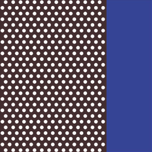 Dark Chocolate Satin Perforated/Blue Majorelle Satin