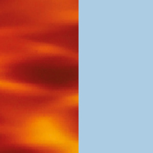 Shiny Blonde Veined Tortoiseshell/Satin Baby Blue