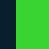 Green Fluorescent Satin/Blue Night Shiny