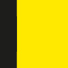 Yellow Fluorescent Satin/Black Shiny
