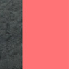 Orange Fluorescent Satin/Gray Mouse Marbled Matte