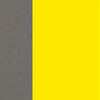 Yellow Fluorescent Satin/Taupe Matte