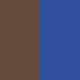 Matte Glossy Brown/Satin Majorelle Blue