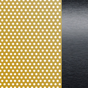 Polished Pale Gold/Polished Dark Ruthenium