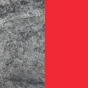 Matte Marble Mouse Gray/Satin Red