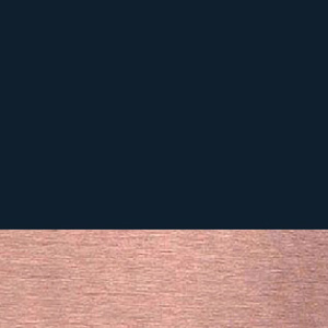 Shiny Midnight Blue/Polished Rose Gold