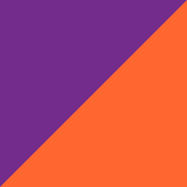 Shiny Purple/Satin Neon Orange