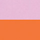 Matte Baby Pink/Matte Translucent Neon Orange