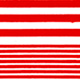 Shiny Red Fat Stripes/Shiny Red Slim Stripes