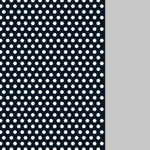 Satin Midnight Blue Perforated/Polished Palladium