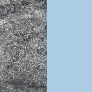 Matte Marble Mouse Gray/Pastel Blue Satin